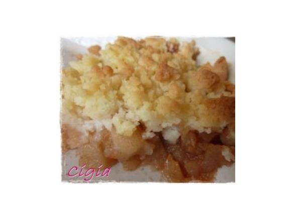 CRUMBLE DI MELE da "Cucinare a modo mio"