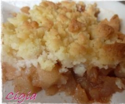 CRUMBLE DI MELE da "Cucinare a modo mio"