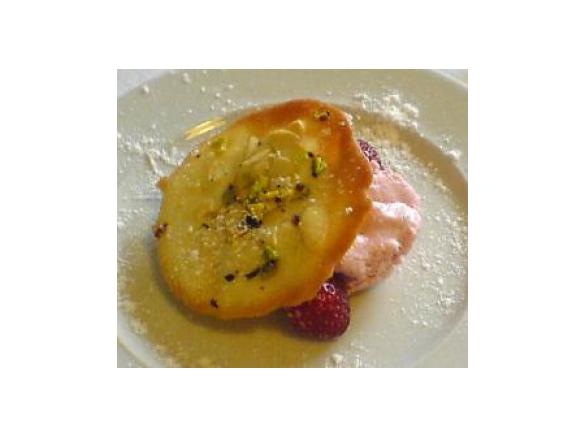 mousse di fragole fra cialde