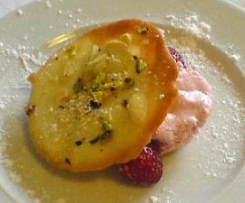 mousse di fragole fra cialde