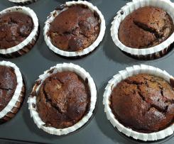 Muffin pere e cioccolato senza zucchero e glutine (dieta per i gruppi sanguigni)