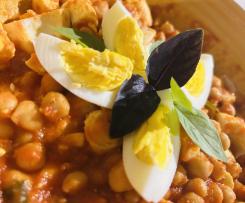 Insalata di ceci e uova