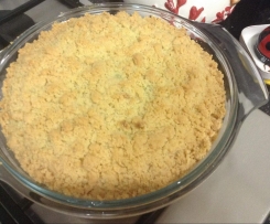 Sbrisolona salata di A. Moroni con robiola speck e zucchine