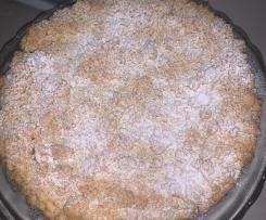 Crostata sbriciolata con ricotta e cioccolato