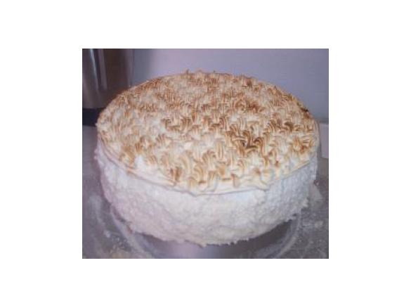 Torta semifreddo allo zabaione meringata