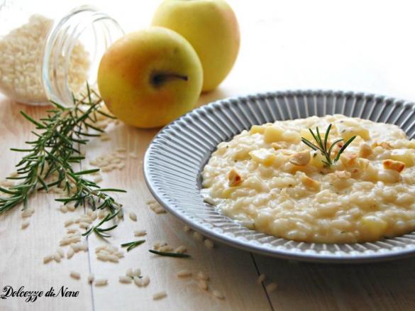 RISOTTO ALLE MELE CON ROSMARINO E NOCCIOLE - CONTEST MELE
