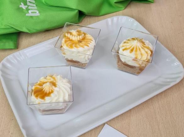 Cheesecake senza cottura al caramello salato