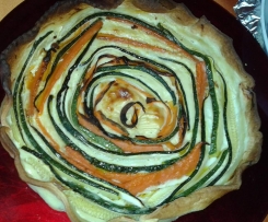 Torta salata vortice di verdure
