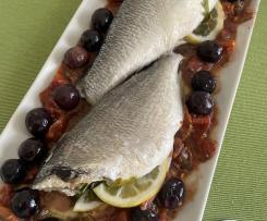 Spigola (o orata) al vavoma