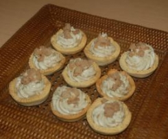 Canestrini al Sesamo con Gorgonzola, Noci e Pere Glassate