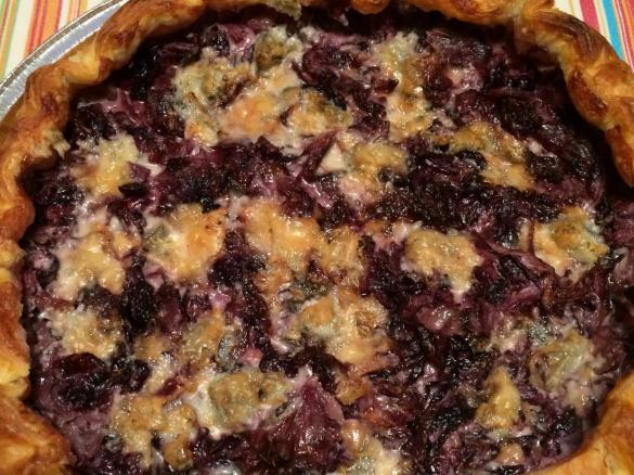 Torta salata Radicchio e Gorgonzola