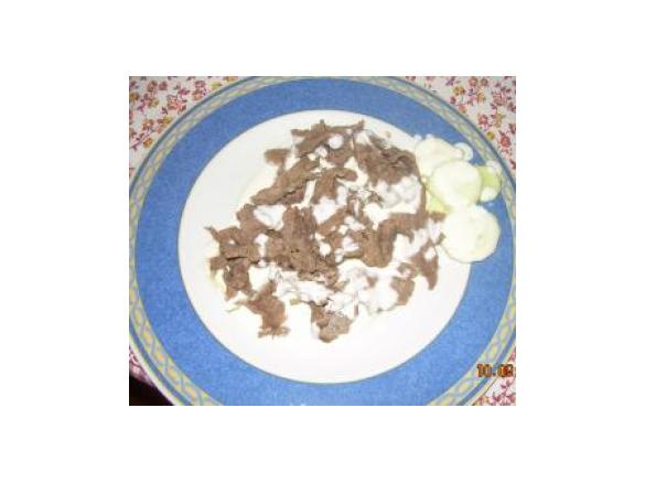 STRACCETTI CON SALSA AL CETRIOLO