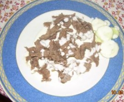 STRACCETTI CON SALSA AL CETRIOLO