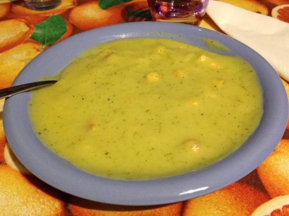 Vellutata delicata ai broccoli