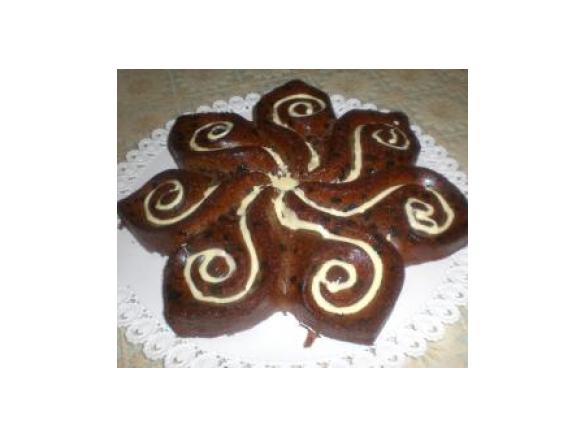 Torta cioccolosa di albumi e panna