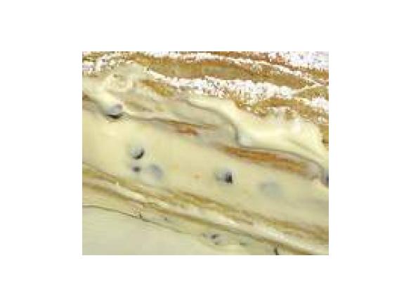 Crema Chantilly e gocce di cioccolato