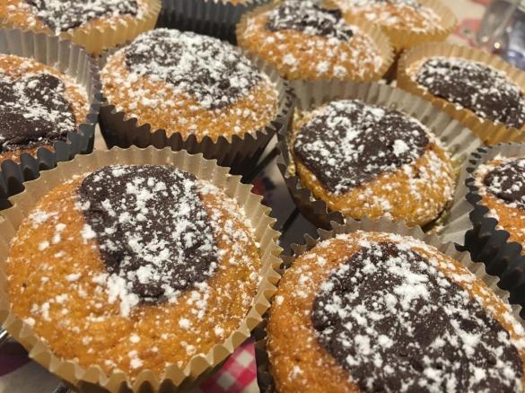 MUFFIN CAROTE E CIOCCOLATO