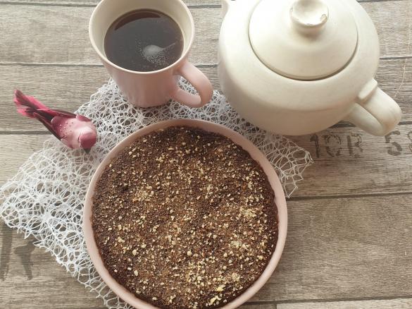 Torta al cucchiaio senza cottura - contest dolci senza burro e senza uova