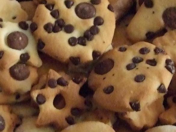 Biscotti con farina di riso al cioccolato ed arancia