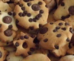 Biscotti con farina di riso al cioccolato ed arancia