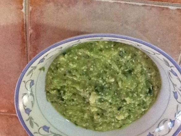 Salsa di zucchine e tofu