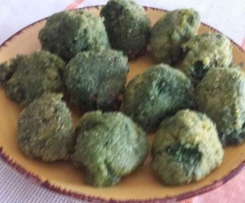 Polpette di spinaci anche per celiaci