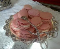 Macarons rosa confetto
