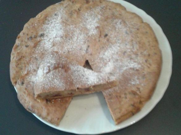 Torta di pane con bacche di Goji