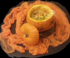 Il calderone della strega.Pozione magica occhi di lucertola, code di serpente, lombrichi di mare e ragni da compagnia.Contest Halloween