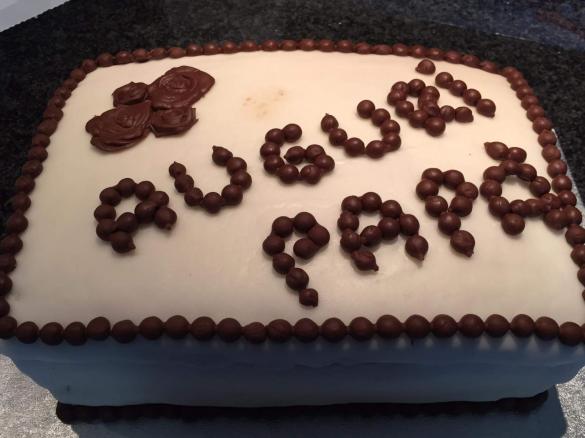 Torta scacchiera con crema chantilly