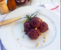 Canederli con Cavolo Cappuccio Viola a modo mio