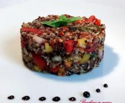 Mix di quinoa con verdure crude "contest lunchbox"