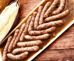 Salsiccia con porcini e pure di patate