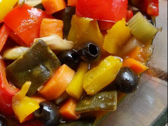 VERDURE IN AGRODOLCE variante libro base