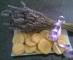 Biscotti al Burro Salato aromatizzati alla Lavanda
