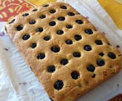 Cake rustico mirtilli e limone