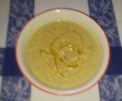 Zuppa di fave secche e finocchietto