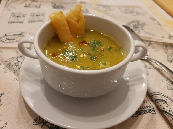 Zuppa cuore caldo con verdure, porcini e cialdine di parmigiano  CONTEST RICETTE LEGGERE