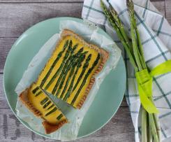 CROSTATA SALATA CON ASPARAGI