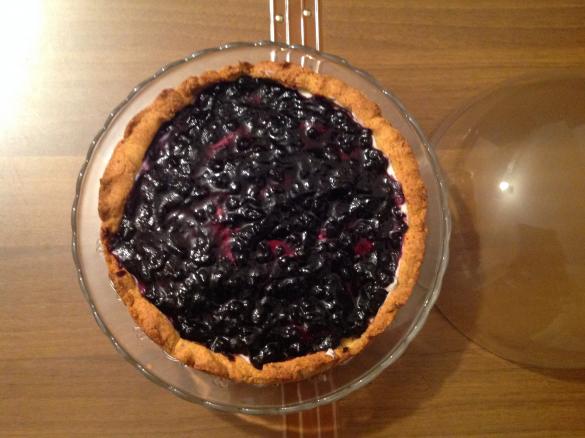 Crostata di mirtilli e ricotta