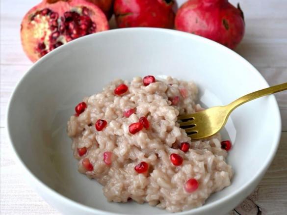 RISOTTO AL MELOGRANO