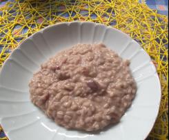 Risotto alle ciliegie e robiola