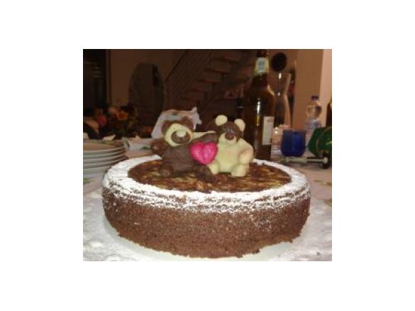 Torta di cacao e arancio (o vino bianco)