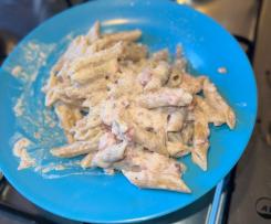 Penne speck e philadelphia