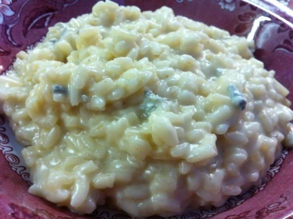 Riso verza e gorgonzola