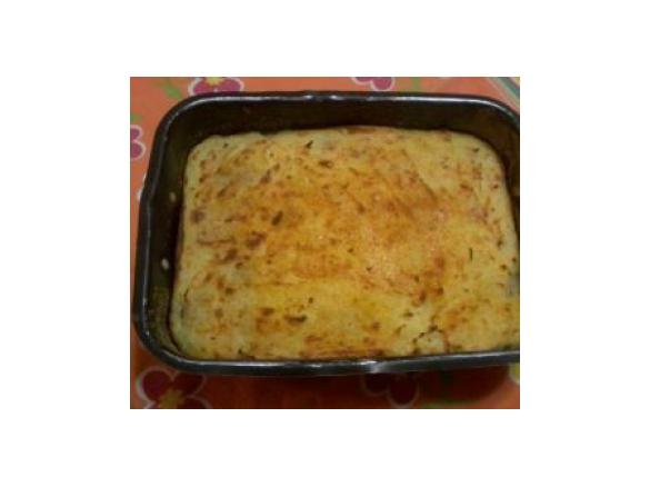 gateau di patate con zucchine e salsiccia