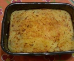 gateau di patate con zucchine e salsiccia