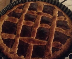 Crostata light senza uovo e burro alla spalmabile alle mandorle