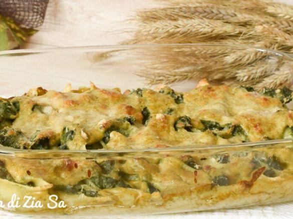 Conchiglioni ricotta e spinaci