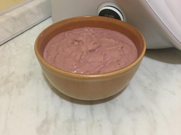 Hummus dolce alle fragole